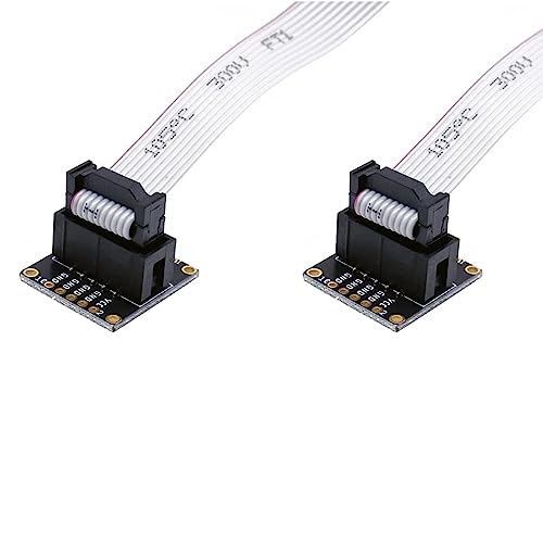 Amazon.co.jp: Treedix 2PCS JTAG 開発ボード IDC ケーブル 変換
